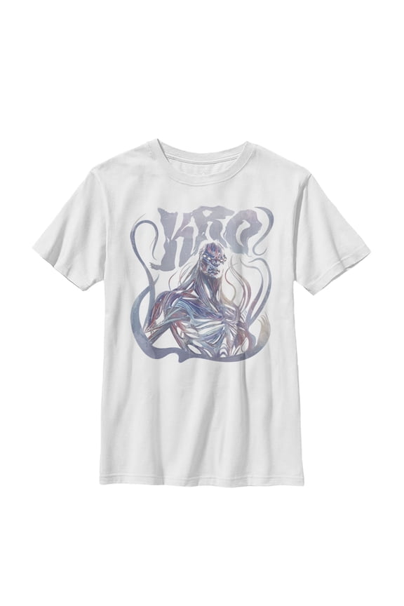 Boy's Marvel Eternals Kro Pastel Graphic Tee White Small