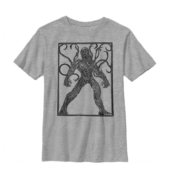 Boy's Marvel Eternals Kro Woodcut  Graphic Tee Athletic Heather Small