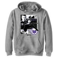 thumbnail image 1 of Boy's Marvel Hawkeye Graphic Panel Icon  Pull Over Hoodie Athletic Heather X Large, 1 of 4