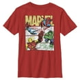 thumbnail image 1 of Boy's Marvel Heroic Comic Strip  Graphic Tee Red X Large, 1 of 4