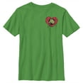 thumbnail image 1 of Boy's Marvel Hulk Heart Smash Pocket Graphic Tee Kelly Green X Small, 1 of 4
