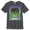 thumbnail image 1 of Boy's Marvel Hulk Smile  Graphic Tee Charcoal Heather X Large, 1 of 4