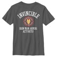 thumbnail image 1 of Boy's Marvel Iron Man Armor Activate  Graphic Tee Charcoal Small, 1 of 4