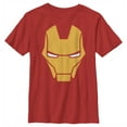 thumbnail image 1 of Boy's Marvel Iron Man Helmet  Graphic Tee Red Large, 1 of 4
