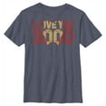 thumbnail image 1 of Boy's Marvel Iron Man Love 3000 Mask  Graphic Tee Navy Blue Heather Small, 1 of 4