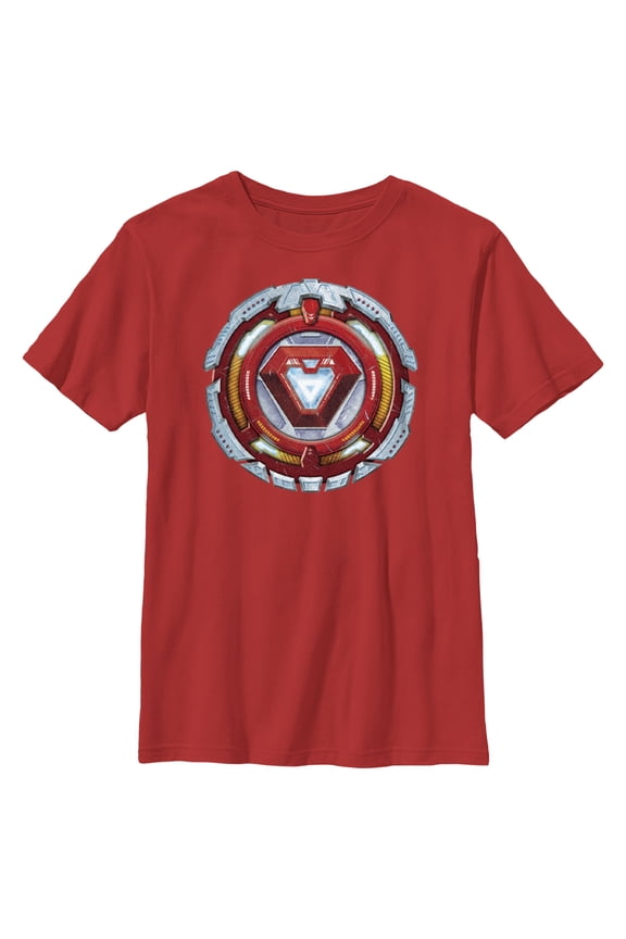Boy's Marvel Iron Man Mecha Suit Core Graphic Tee Red X Large