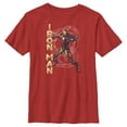 thumbnail image 1 of Boy's Marvel Iron Man Technology Graphic Tee Red X Small, 1 of 9