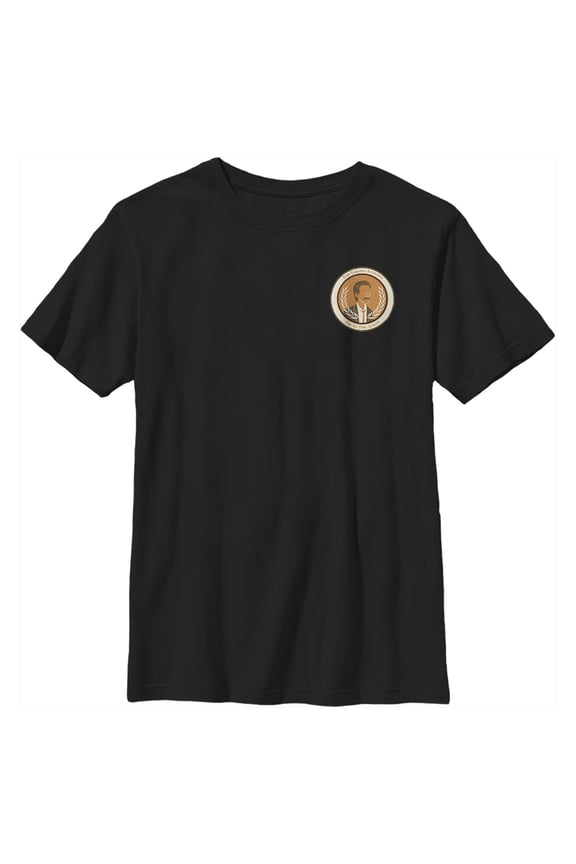 Boy's Marvel Loki Time Variance Authority Badge Graphic Tee Black Small