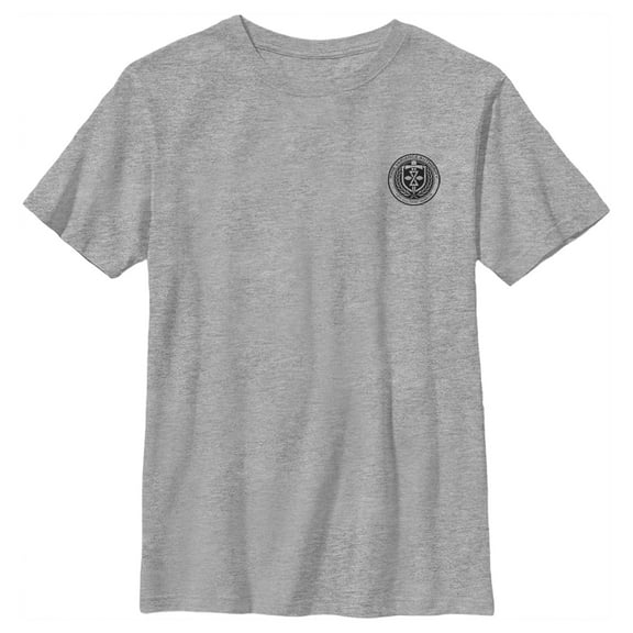 Boy's Marvel Loki Time Variance Authority Logo Badge Graphic Tee Athletic Heather X Large
