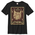 thumbnail image 1 of Boy's Marvel Mighty Thor Wing Helmet  Graphic Tee Black Medium, 1 of 4