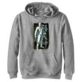 thumbnail image 1 of Boy's Marvel: Moon Knight Sketch Portrait of Mr. Knight  Pull Over Hoodie Athletic Heather Small, 1 of 4