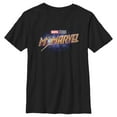 thumbnail image 1 of Boy's Marvel Ms. Marvel Logo  Graphic Tee Black Small, 1 of 5