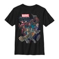 thumbnail image 1 of Boy's Marvel Puzzle Quest Battle  Graphic Tee Black Large, 1 of 4