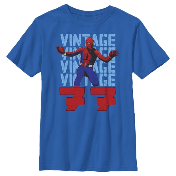 Boy's Marvel Spider-Man Beyond Amazing VINTAGE 77 SPIDEY T-Shirt