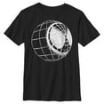 thumbnail image 1 of Boy's Marvel Spider-Man: Far From Home Black and White Globe  Graphic Tee Black Medium, 1 of 5
