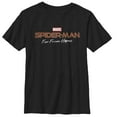 thumbnail image 1 of Boy's Marvel Spider-Man: Far From Home Classic Logo Graphic Tee Black Small, 1 of 4