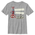 thumbnail image 1 of Boy's Marvel Spider-Man: Far From Home Hello London Portrait  Graphic Tee Athletic Heather Medium, 1 of 4