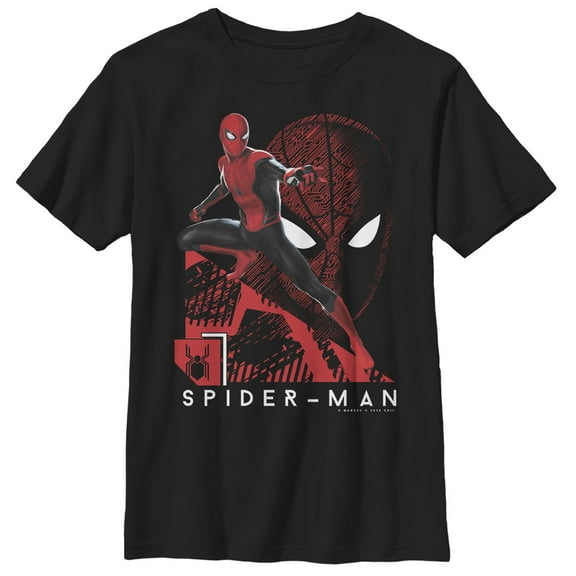 Boy's Marvel Spider-Man: Far From Home High Tech  Graphic Tee Black X Small