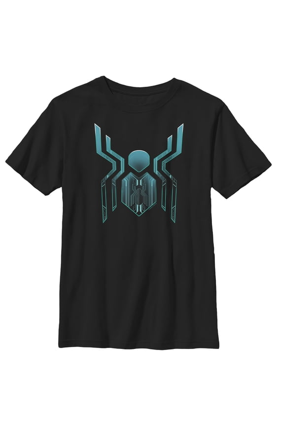Boy's Marvel Spider-Man: Far From Home Modern Logo Graphic Tee Black X Small