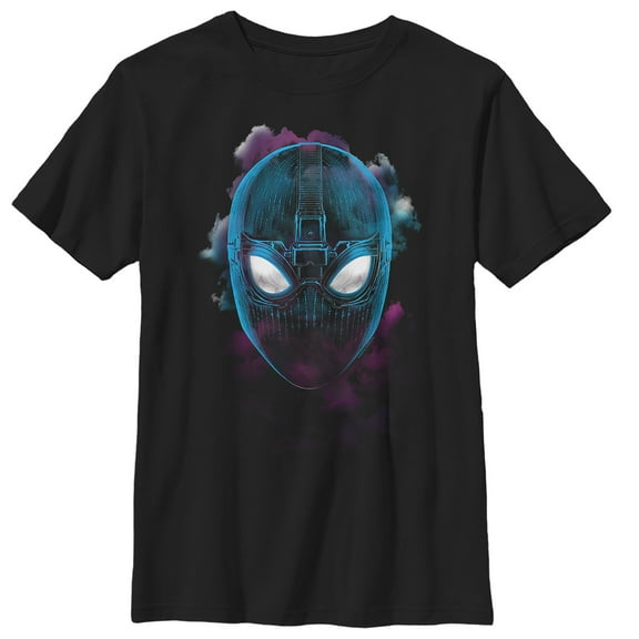 Boy's Marvel Spider-Man: Far From Home Smokey Mask Graphic Tee Black Large