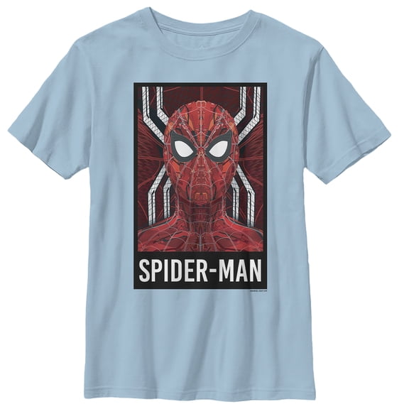Boy's Marvel Spider-Man: Far From Home Tech Suit  Graphic Tee Light Blue X Small