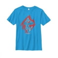 thumbnail image 1 of Boy's Marvel Spider-Man: Homecoming Hang  Graphic Tee Turquoise Small, 1 of 3