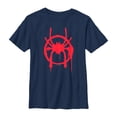 thumbnail image 1 of Boy's Marvel Spider-Man: Into the Spider-Verse Symbol Graphic Tee Navy Blue Large, 1 of 3