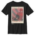 thumbnail image 1 of Boy's Marvel Spider-Man: No Way Home Friendly Neighborhood Poster  Graphic Tee Black Small, 1 of 5