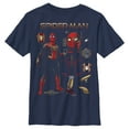 thumbnail image 1 of Boy's Marvel Spider-Man: No Way Home Iron Suit Gear Graphic Tee Navy Blue Medium, 1 of 4