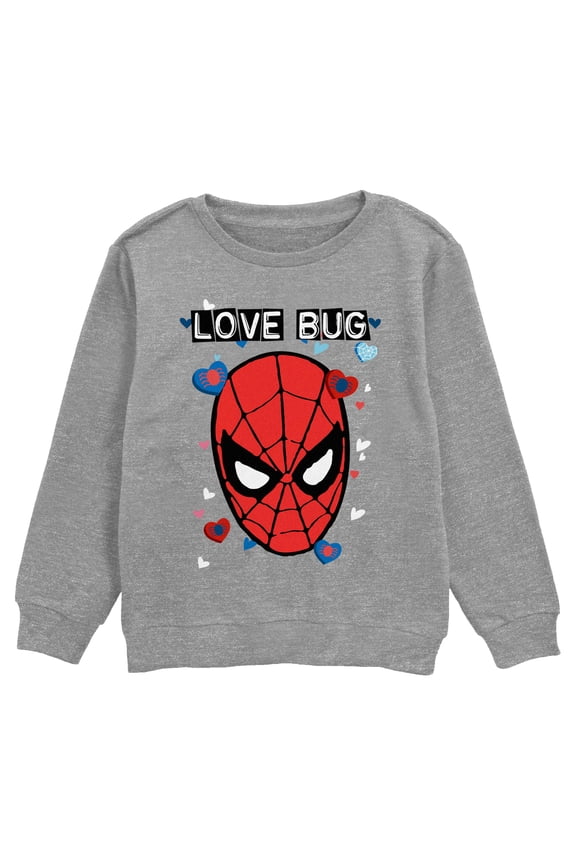 Boy's Marvel: Spider-Man Spider-Man Love Bug Sweatshirt