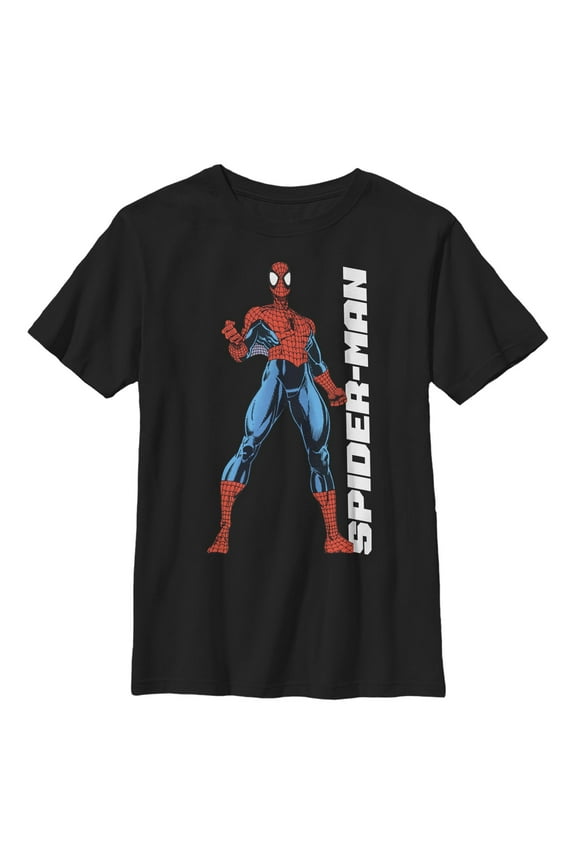 Boy's Marvel: Spider-Man Spider-Man Tall Pose Graphic T-Shirt