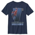 thumbnail image 1 of Boy's Marvel Spider-Man Swinging 7th Birthday  Graphic T-Shirt, 1 of 4