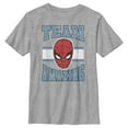 thumbnail image 1 of Boy's Marvel Spider-Man Team Amazing  Graphic Tee Athletic Heather Medium, 1 of 4
