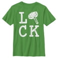 thumbnail image 1 of Boy's Marvel St. Patrick's Day Thor's Hammer Is Lucky Graphic Tee Kelly Green X Large, 1 of 4