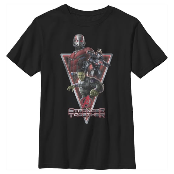 Boy's Marvel The Big Guns Graphic Tee Black X Large