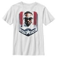 thumbnail image 1 of Boy's Marvel The Falcon and the Winter Soldier Captain America Falcon  Graphic Tee White Large, 1 of 5