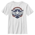 thumbnail image 1 of Boy's Marvel The Falcon and the Winter Soldier Captain America New Shield Graphic Tee White X Large, 1 of 5