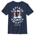 thumbnail image 1 of Boy's Marvel The Falcon and the Winter Soldier Captain America Sam Wilson  Graphic Tee Navy Blue Large, 1 of 4