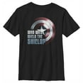 thumbnail image 1 of Boy's Marvel The Falcon and the Winter Soldier Wield the Shield  Graphic Tee Black Medium, 1 of 5