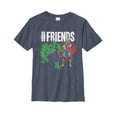 thumbnail image 1 of Boy's Marvel #Thor Hulk  Graphic Tee Navy Blue Heather Large, 1 of 3