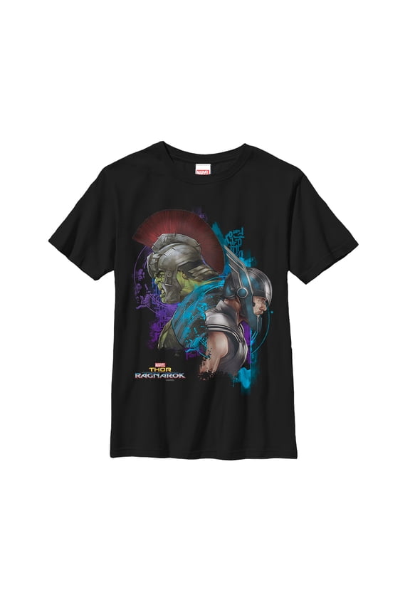 Boy's Marvel Thor: Ragnarok Friend Fight  Graphic Tee Black Small