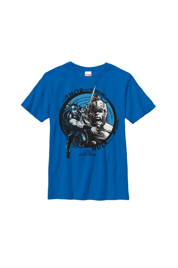 Boy's Marvel Thor: Ragnarok Ring Graphic Tee Royal Blue Small