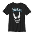thumbnail image 1 of Boy's Marvel Venom Face Logo  Graphic Tee Black Medium, 1 of 4