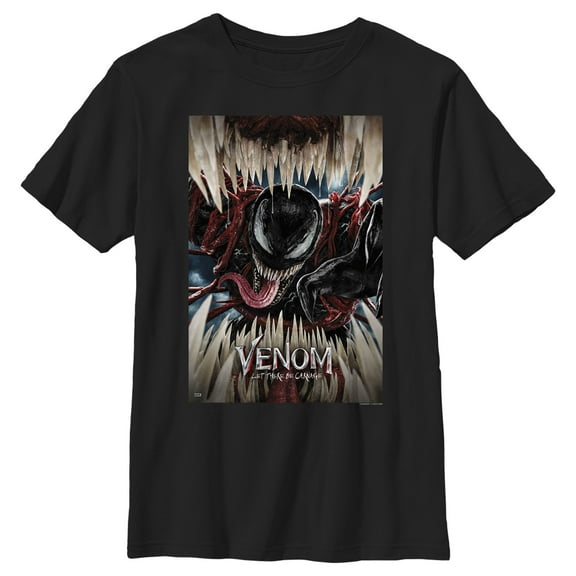 Boy's Marvel Venom: Let There be Carnage Razor Teeth  Graphic Tee Black Large