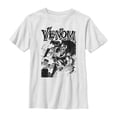 thumbnail image 1 of Boy's Marvel Venom Lurking  Graphic Tee White Large, 1 of 4