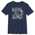 thumbnail image 1 of Boy's Marvel WandaVision Agatha All Along  Graphic Tee Navy Blue Medium, 1 of 4