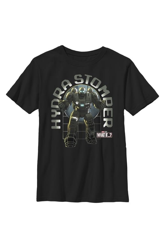 Boy's Marvel What if…? Hydra Stomper Graphic Tee Black X Large