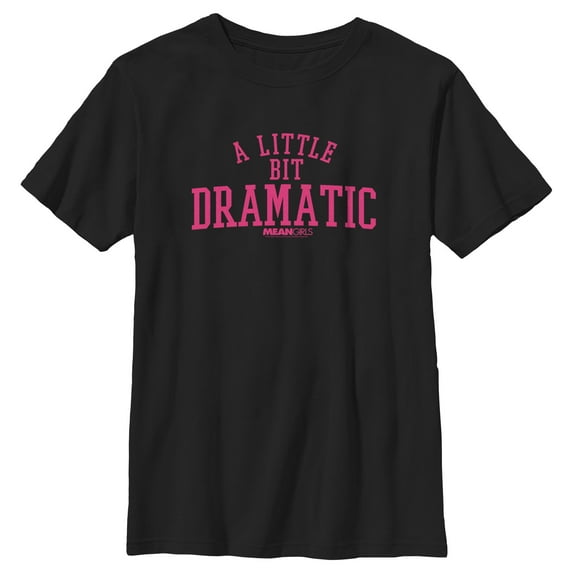 Boy's Mean Girls Little Dramatic Graphic Tee Black Small