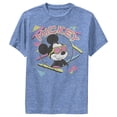 thumbnail image 1 of Boy's Mickey & Friends 90s Sunglasses Mickey Performance Graphic Tee Royal Blue Heather Medium, 1 of 4