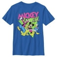 thumbnail image 1 of Boy's Mickey & Friends 90s Vibe Graphic Tee Royal Blue Medium, 1 of 5